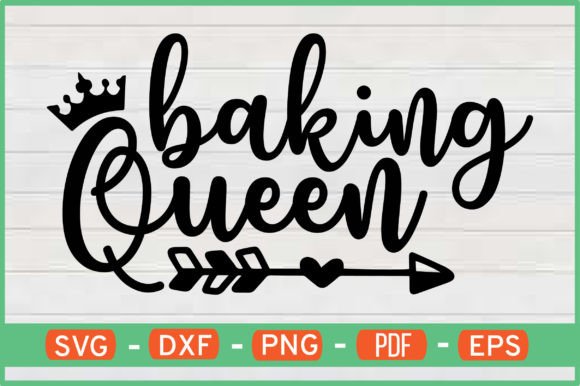 Baking Queen T-Shirt Designs SVG: Crafts & Graphics for Content Publishers