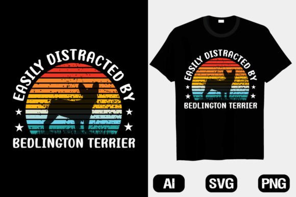 Bedlington Terrier Dog T-shirt Designs