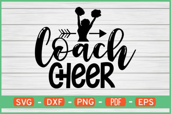 Cheer Coach T-Shirt Designs SVG